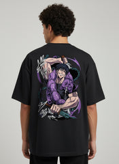 Shadow Strike Anime Oversized T-Shirt – Black