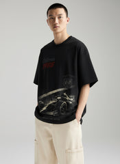 California 1988 Racing Oversized T-Shirt – Black